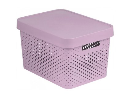 box 17,0l INFINITY díry, růž., 36,3x27x22,2cm