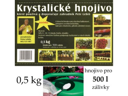 hnojivo krystalické 0,5kg+lžíce LEBIŠ