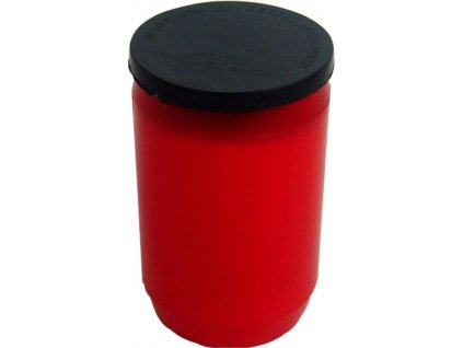 svíčka  1ks OL1, olej.malá,červená, hřbitovní