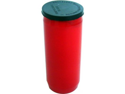 svíčka  1ks OL4 220g, olej.velká,červená, hřbitovní