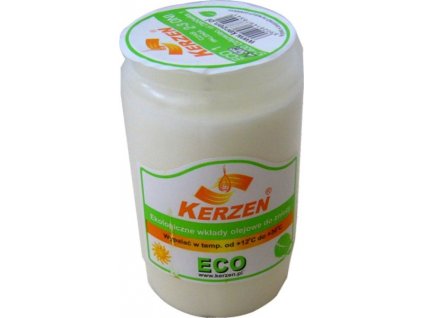 svíčka  1ks ECO1 60hod olej.velká,bílá, hřbitovní