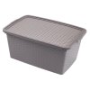BOX ÚLOŽNÝ S VÍKEM, 20L, PLAST, 43X32X22 CM