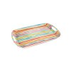 Podnos FANCY HOME 44 x 30 cm, pruhy