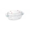 Oválný pekáč s poklopem GrandCHEF 35 x 21 cm, skleněný