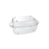 Pekáč s poklopem GrandCHEF 40 x 26 cm, skleněný