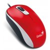 Myš Genius DX-110 / optická / 3 tlačítka / 1000dpi - červená