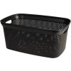koš 35l na čisté pr., 54cm x 34cm, černý, plast