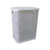 koš 65l na použ. prádlo šedý MONACO, 45x38,v.57cm