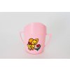 hrníček 0,23l kojen. RŮŽ.+bar.potisk, pítko, plast