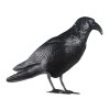 CROW WITH STAND, BLACK 40X13X20CM