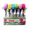 Solární LED lampa Tulipán, 5,5x5,5x30.5 cm