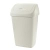 KOŠ NA ODPADKY SWING AURORA 25L, 31X25X51,5CM, BÍLÁ