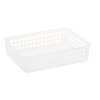košík A5, 25x18x 6cm, transp.plast