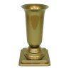 Váza 15 x15 x31 cm zlatá zátěžová