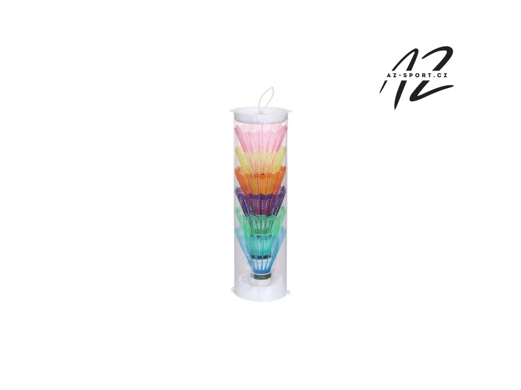 Color 6 badmintonové míčky (Balení tuba 6 ks)