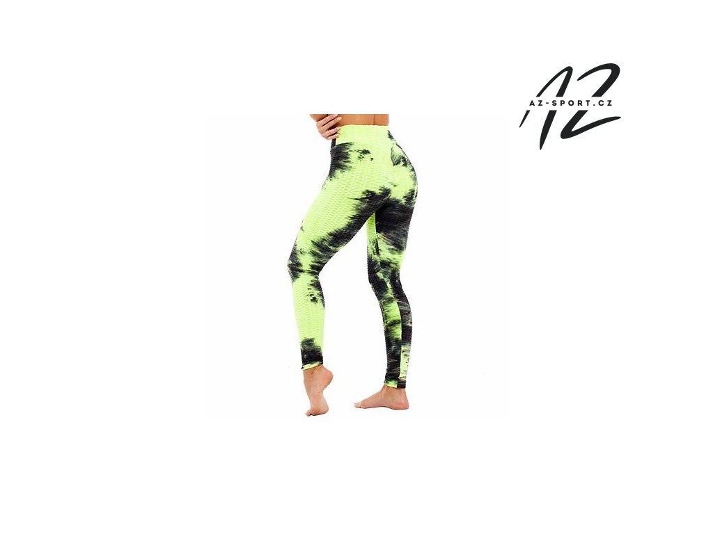 Yoga Color sportovní legíny žlutá (Velikost oblečení S)