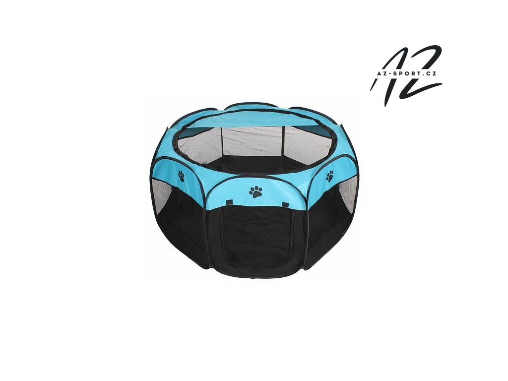 Pet Octagonal ohrádka pro psy modrá-černá (varianta 42942)