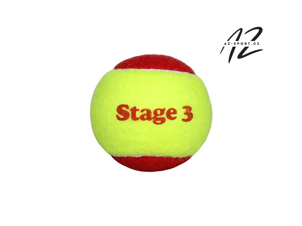 Stage 3 Red dětské tenisové míče (Balení 1 ks)