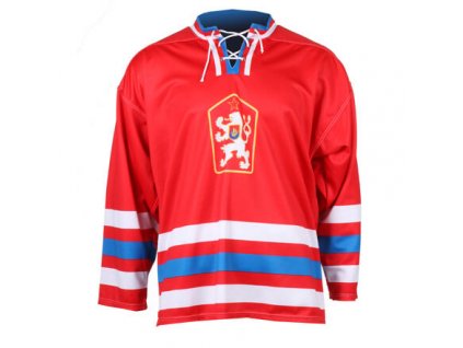 Replika ČSSR 1976 hokejový dres červená (Velikost oblečení S)