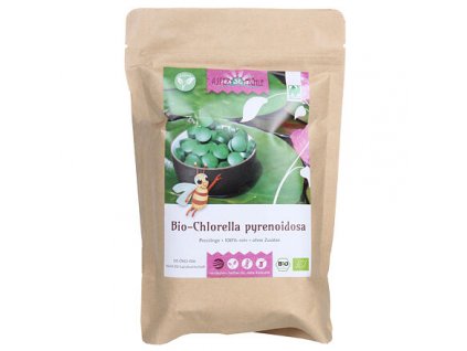 řasa Chlorella 500g, 2000 tablet bio produkt z Německa