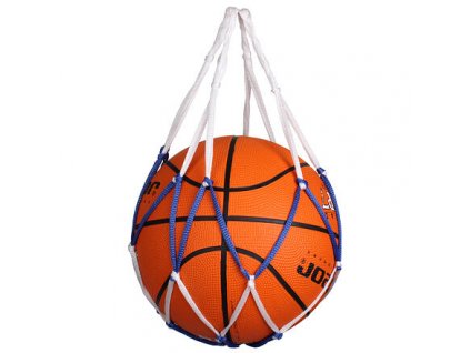 Single Ball Bag síť na míč modrá-bílá (varianta 36992)