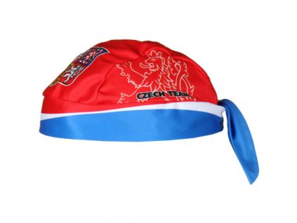 Czech Team šátek pirátský červená (varianta 5119)