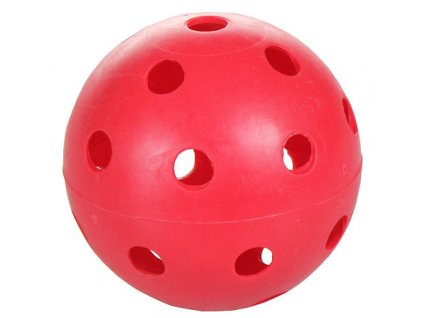 Strike florbalový míček červená