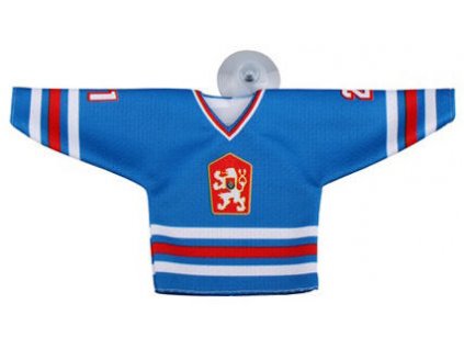 Replika ČSSR 1976 hokejový minidres modrá