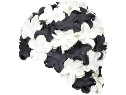 Bloom koupací čepice černá-bílá