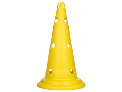 Multi kužel s otvory žlutá (výška/ šířka 52 cm)
