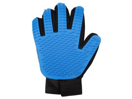 Pet Glove vyčesávací rukavice modrá