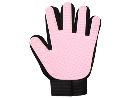 Pet Glove vyčesávací rukavice růžová