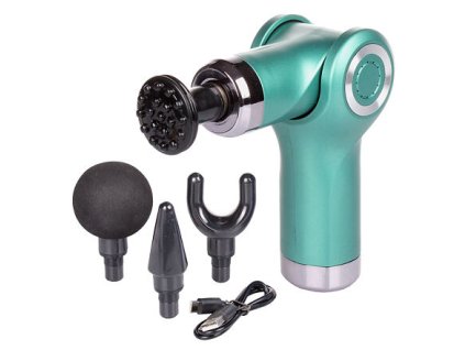 Massage Gun Mini vibrační masážní pistole zelená (varianta 40359)