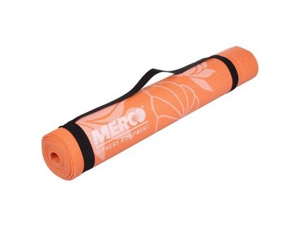 Print PVC 4 Mat podložka na cvičení oranžová