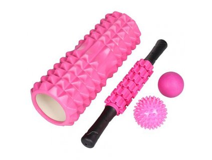 Roller Set IV jóga set růžová (Balení 1 sada)