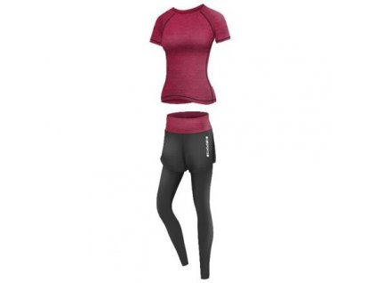 Runner Long 2W fitness set plum