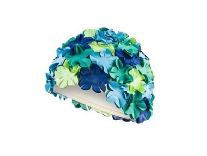 Bloom koupací čepice modrá-zelená