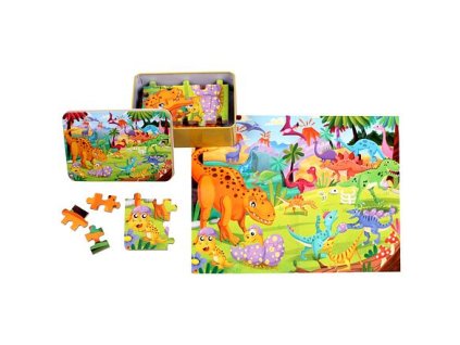 Dinosaurus puzzle 100 dílků (Balení 1 balení)