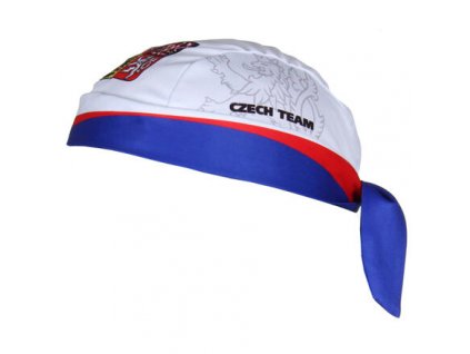 Czech Team šátek pirátský bílá (varianta 5118)