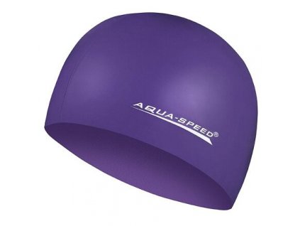 Mega koupací čepice fialová (Balení 1 ks)
