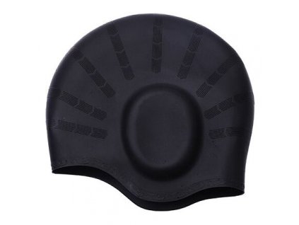 Ear Cap plavecká čepice černá