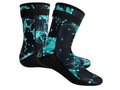 Dive Socks 3 mm neoprenové ponožky starry blue