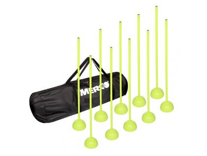 Neon Dribbling 80 sada 10 slalomových tyčí (Balení 1 sada)