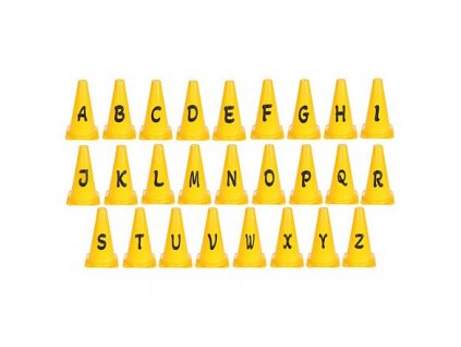 Alphabet Set kužely s písmeny (Balení 1 sada)