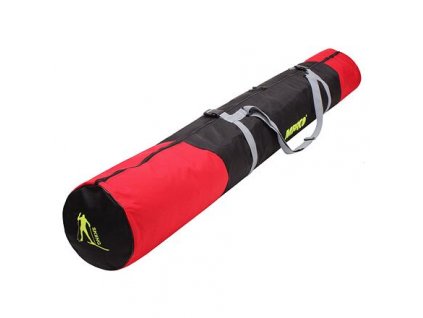 Ski Cross Country Bag vak na lyže černá-červená (Balení 1 ks)