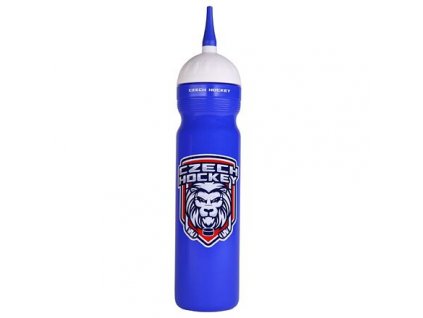 Český Lev sportovní láhev s hubicí modrá (Objem 1000 ml)