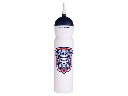 Český Lev sportovní láhev s hubicí bílá (Objem 1000 ml)
