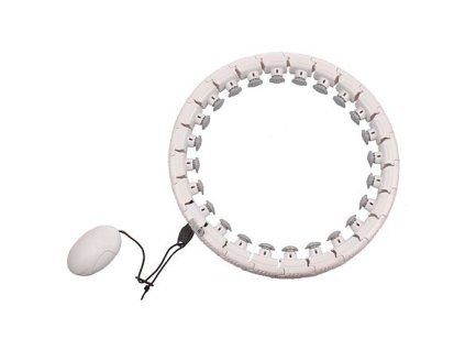 Hula Hoop Massage gymnastická obruč bílá (varianta 42441)