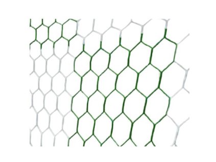 Football HEX M120 fotbalová síť bílá-zelená (Balení 1 ks)