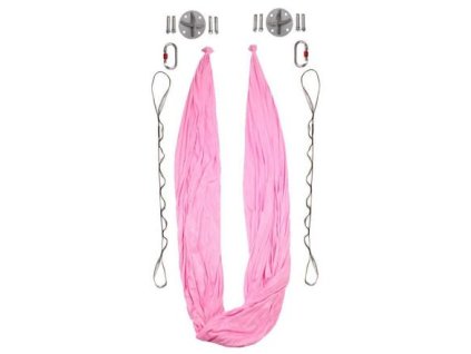 Yoga Hammock síť pro jógu růžová (varianta 42132)